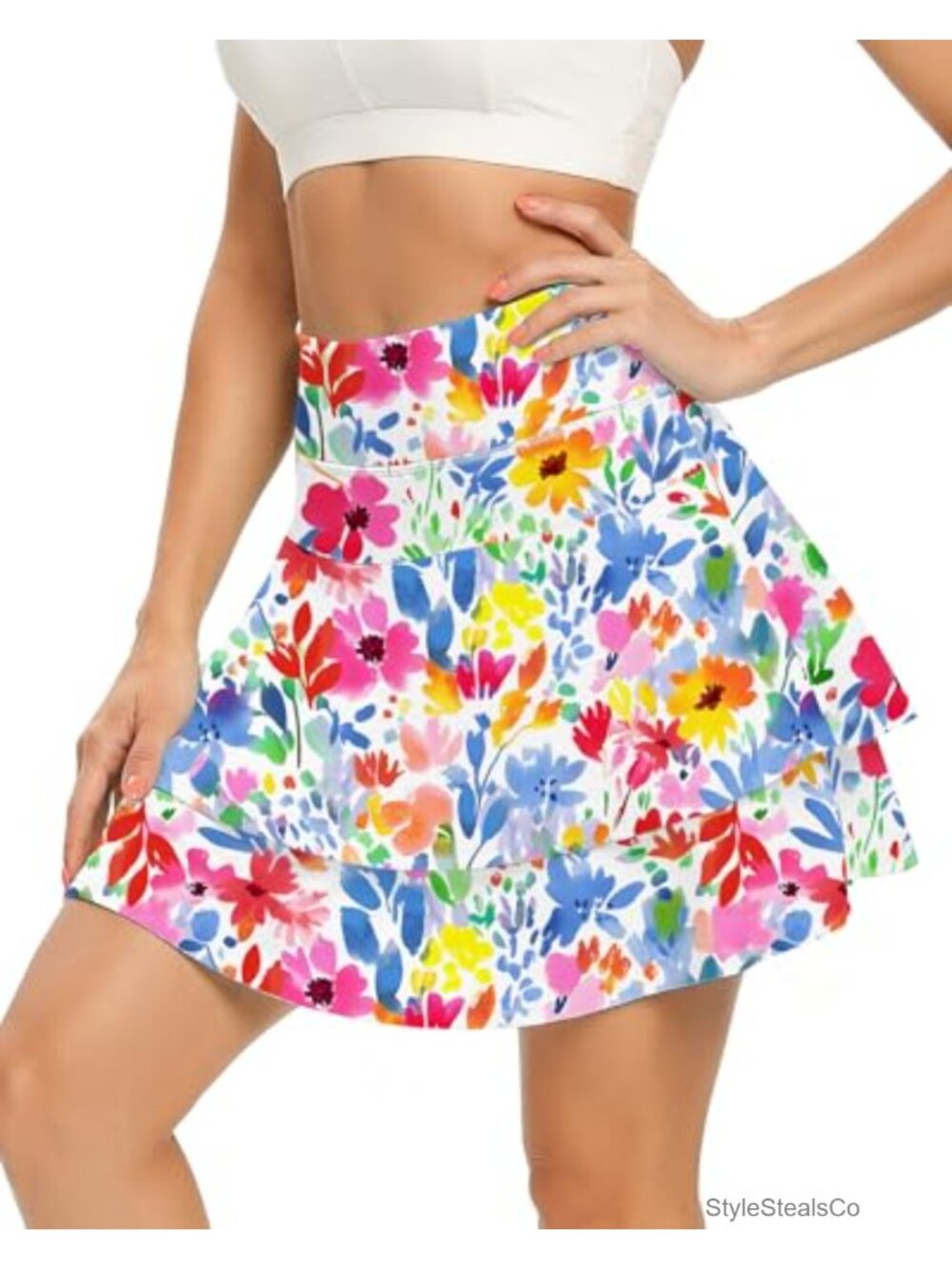 Women's Pleated Tennis Skirt Athletic Golf Skort with Pockets